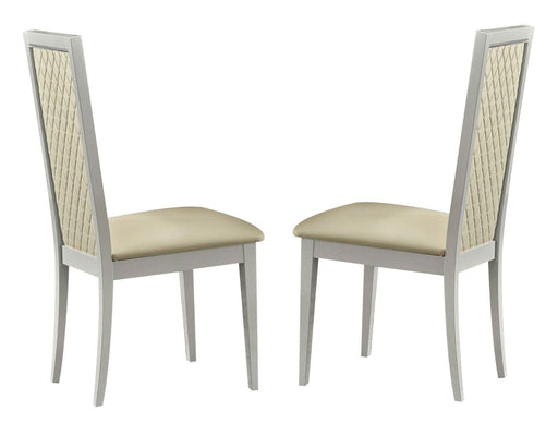 ESF Furniture Roma Side Chair in White (Set of 2) image