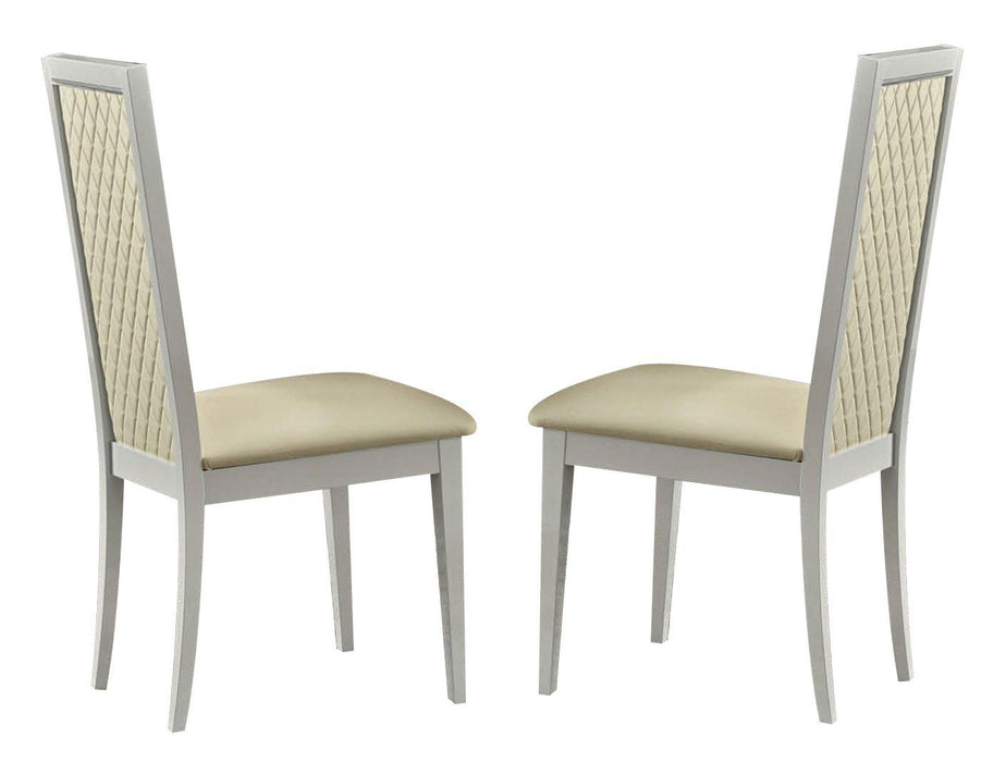 ESF Furniture Roma Side Chair in White (Set of 2) image