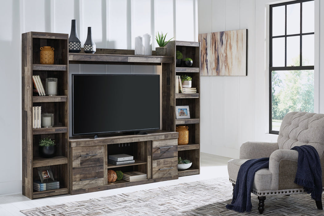 Derekson 4-Piece Entertainment Center - Home And Beyond