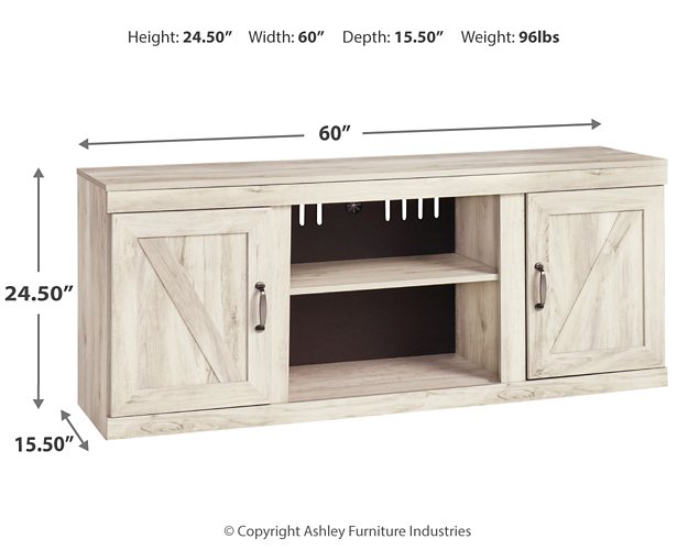 Bellaby TV Stand with Electric Fireplace - Home And Beyond