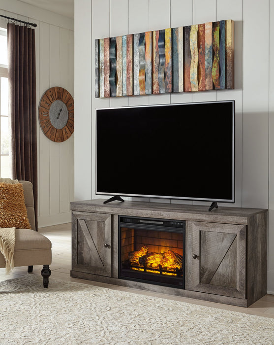 Wynnlow TV Stand with Electric Fireplace - Home And Beyond