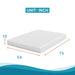 Artemisia 10" Memory Foam Mattress White - Home And Beyond