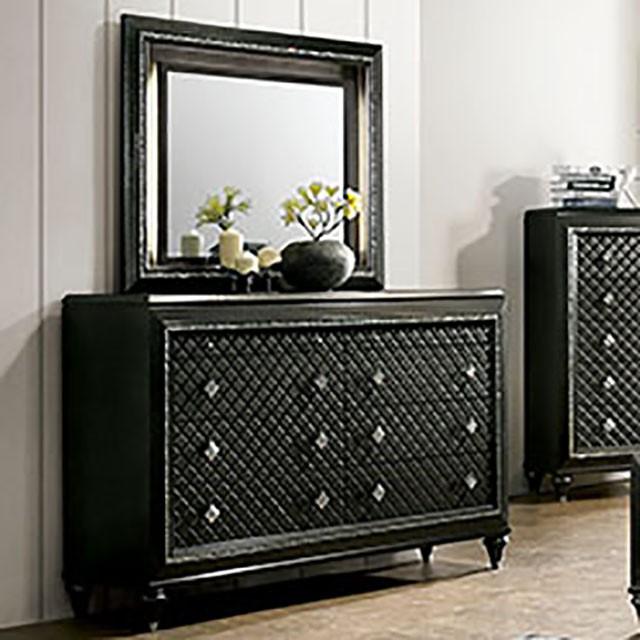 metallic gray dresser Tamsin Silver Gray Metallic Dresser