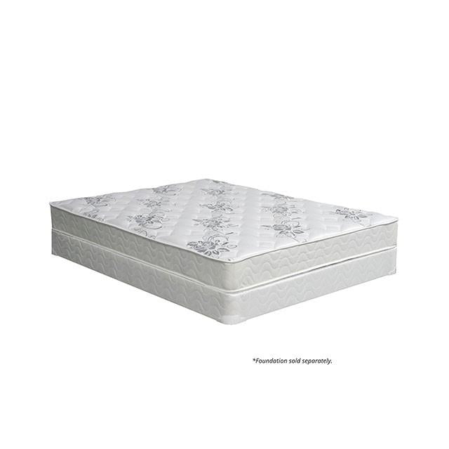 ELBERTYNA White 8" Tight Top Mattress, E.King - Home And Beyond