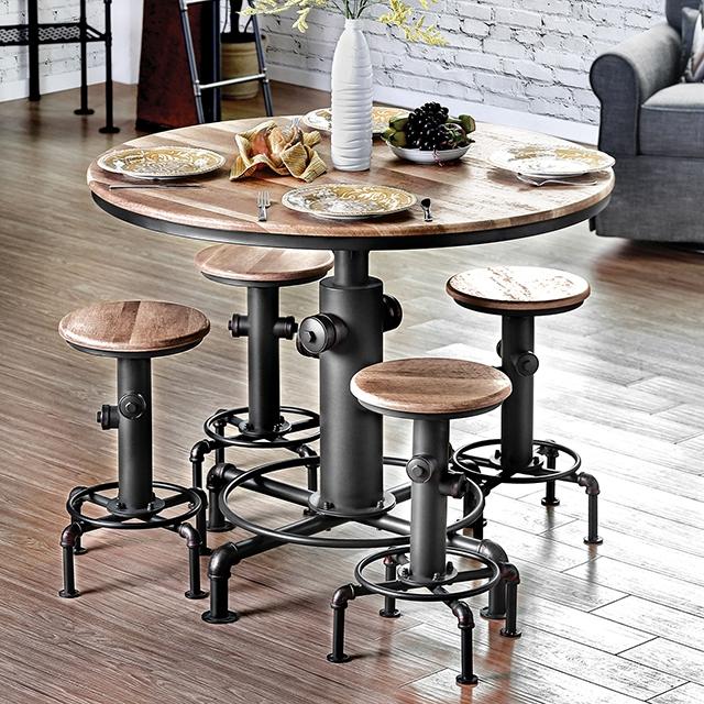 Foskey Antique Black Dining Table - Home And Beyond