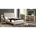 Golva E.King & Queen Bed White & Silver - Home And Beyond