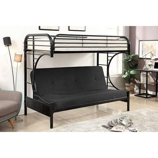 Alanna Black Metal Bunk Bed image