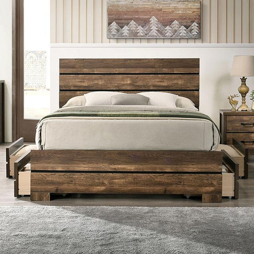 DUCKWORTH Cal.King Bed, Light Walnut image