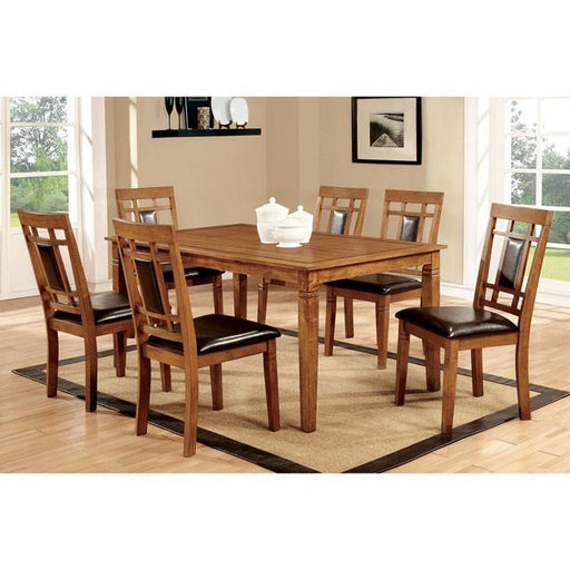 FREEMAN I Light Oak/Espresso Dining Table Set image