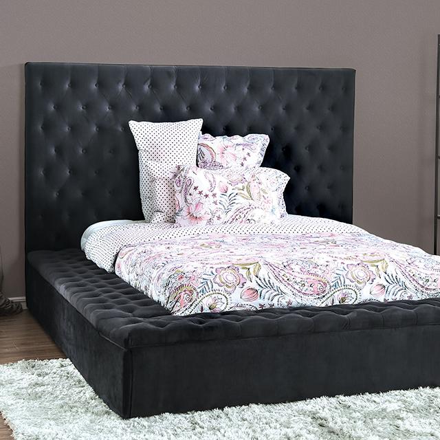 GOLATI E.King Bed, Black image