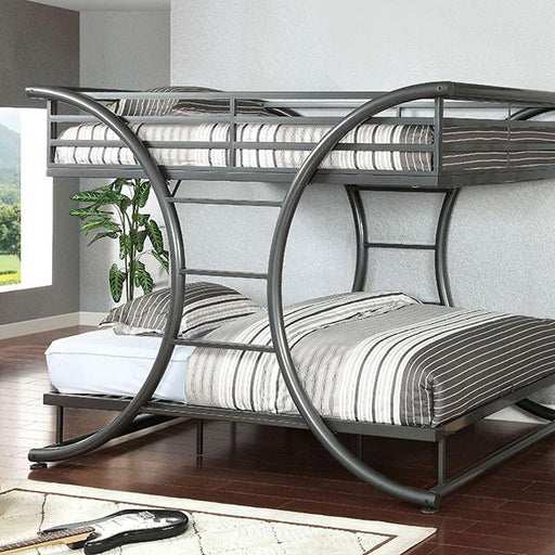 Lexis Gun Metal Full/Full Bunk Bed image