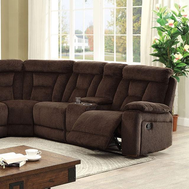 Maybell Brown SECTIONAL, BROWN image