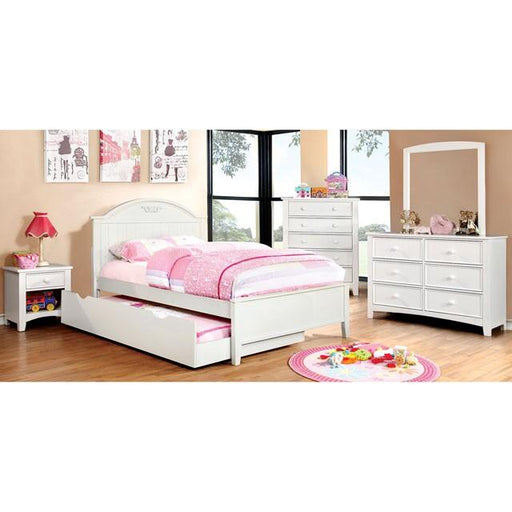 MEDINA White Twin Bed image