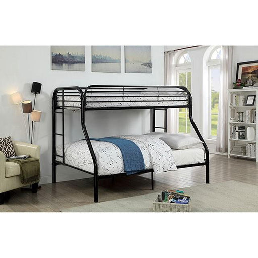 Opal Black Twin/Full Bunk Bed image