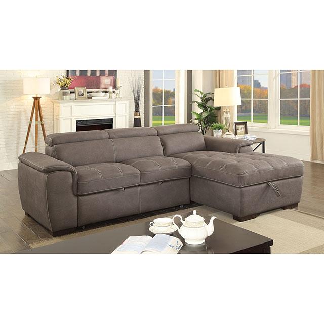 Patty Ash Brown Sectional, Ash Brown image