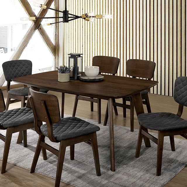 Shayna Black/Light Oak Dining Table image