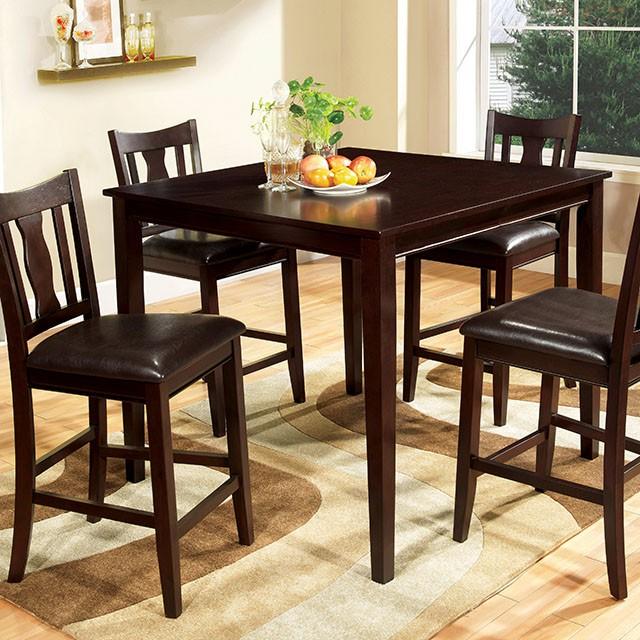 West Creek II Espresso 5 Pc. Counter Ht. Table Set image