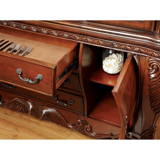 WYNDMERE Cherry Hutch & Buffet (Touch Lights) image