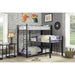 Aubrey Sand Black Twin Triple Decker Bed image