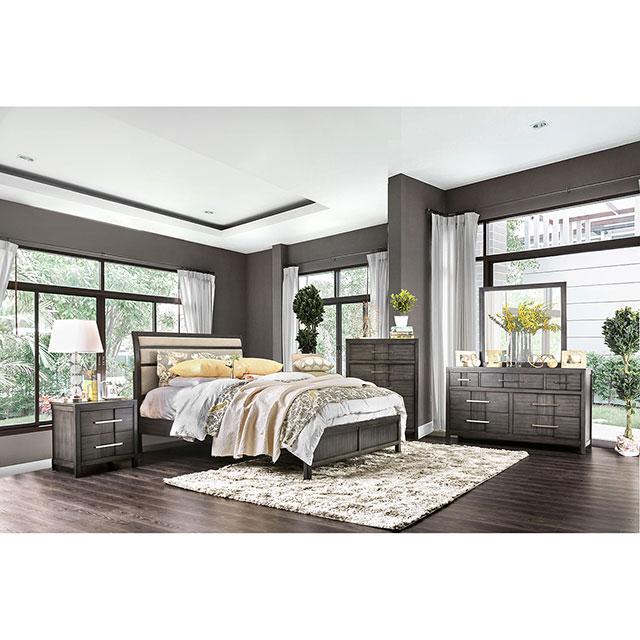 Berenice Gray/Beige Queen Bed image