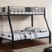 Clifton Silver/Gun Metal Twin/Full Bunk Bed image