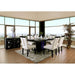 Evangeline Black/Beige Dining Table image