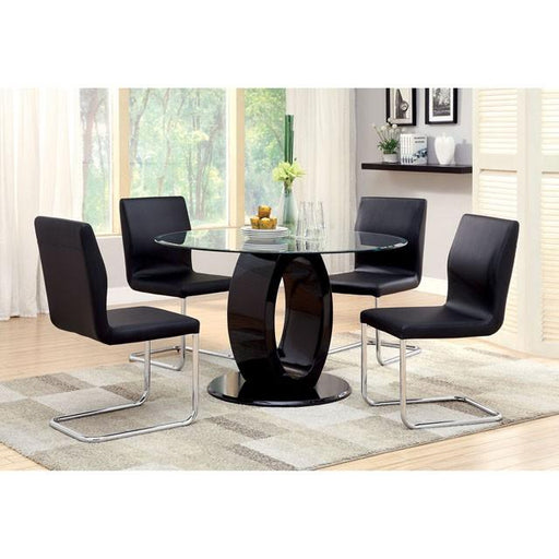 LODIA I Black Round Table image