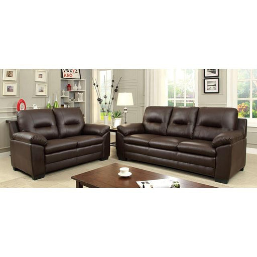 PARMA Brown Love Seat, Brown image