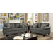 Rhian Dark Gray Love Seat, Dark Gray image