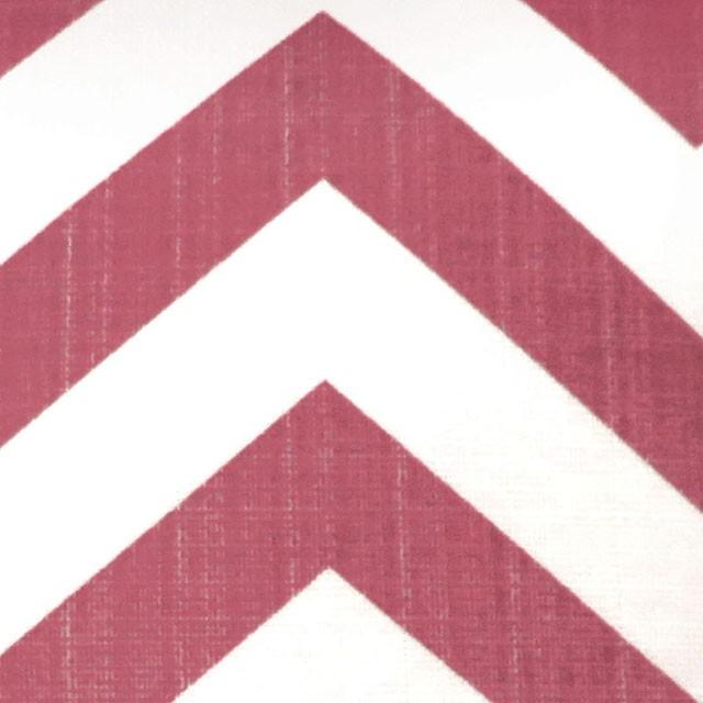 Zoe Red Chevron 22" X 22" Pillow, Red Chevron (2/CTN) image