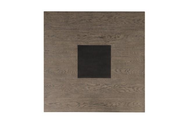 Broager 5 Pc Dining Table Set (White Caster Chairs) Walnut