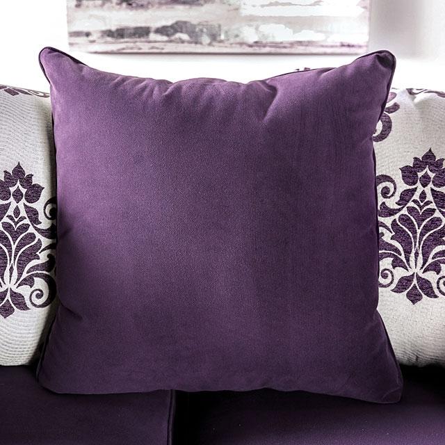 Sisseton Purple Sofa