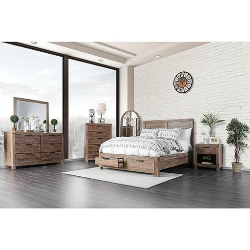 Wynton Weathered Light Oak Cal.King Bed image