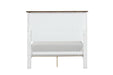 Pinetop 4 & 5 Piece Twin Bedroom Set White & Blue - Home And Beyond