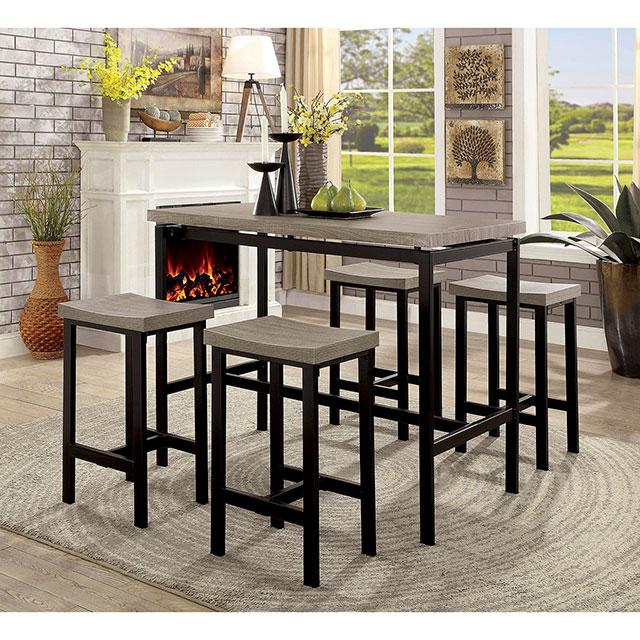 Vilvoorde 5 Pc. Counter Ht. Table Set - Home And Beyond