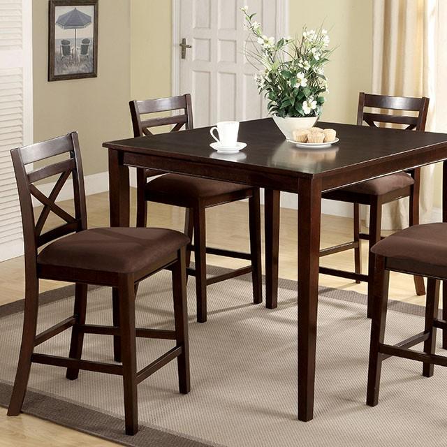 Weston I Espresso 5 Pc. Counter Ht. Table Set
