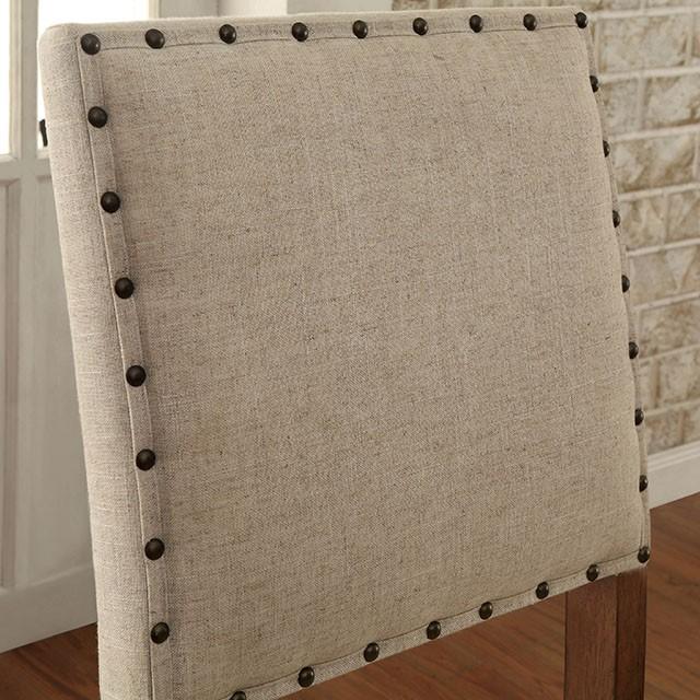 SANIA Rustic Oak Counter Ht. Chair (2/CTN) - Home And Beyond