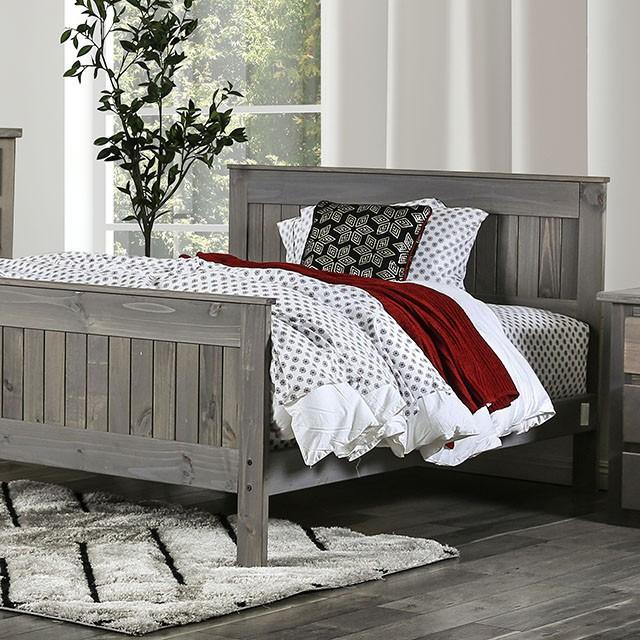 Rockwall Full, Queen, & Twin Bed White, Gray, & White - Home And Beyond