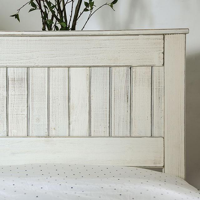 Rockwall Full, Queen, & Twin Bed White, Gray, & White - Home And Beyond