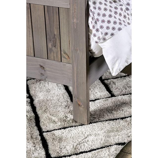 Rockwall Full, Queen, & Twin Bed White, Gray, & White - Home And Beyond