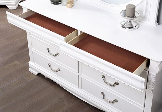 ALECIA Dresser, White