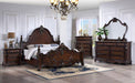 Francione E.King & Queen Bed White & Chrome - Home And Beyond