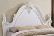 Francione E.King & Queen Bed White & Chrome - Home And Beyond