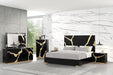 Goldsberg E.King & Queen Bed Grey & Pink - Home And Beyond