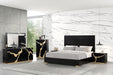 Goldsberg E.King & Queen Bed Grey & Pink - Home And Beyond