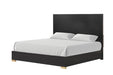 Goldsberg E.King & Queen Bed Grey & Pink - Home And Beyond