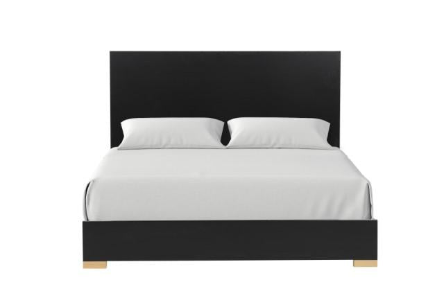 Goldsberg E.King & Queen Bed Grey & Pink - Home And Beyond