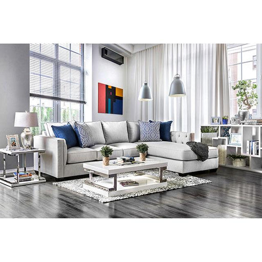 Ornella Light Gray/Blue Sectional image