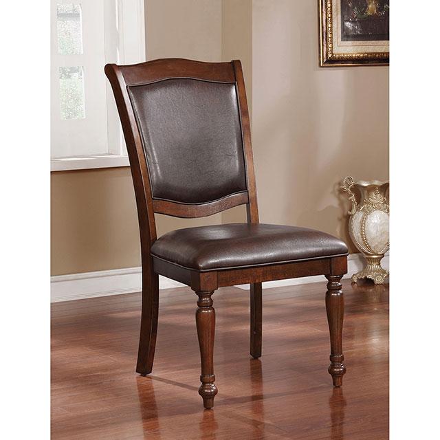 Sylvana Brown Cherry/Espresso Side Chair (2/CTN) image