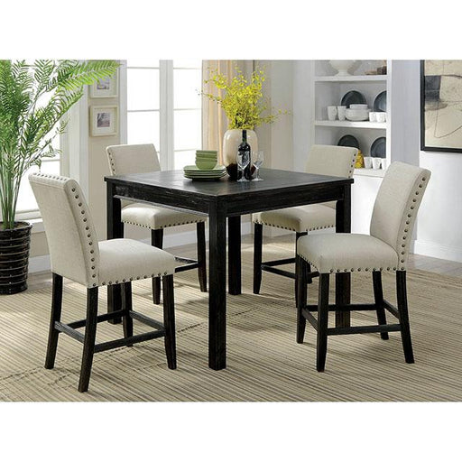 Kristie Antique Black 5 Pc. Counter Ht. Table Set image